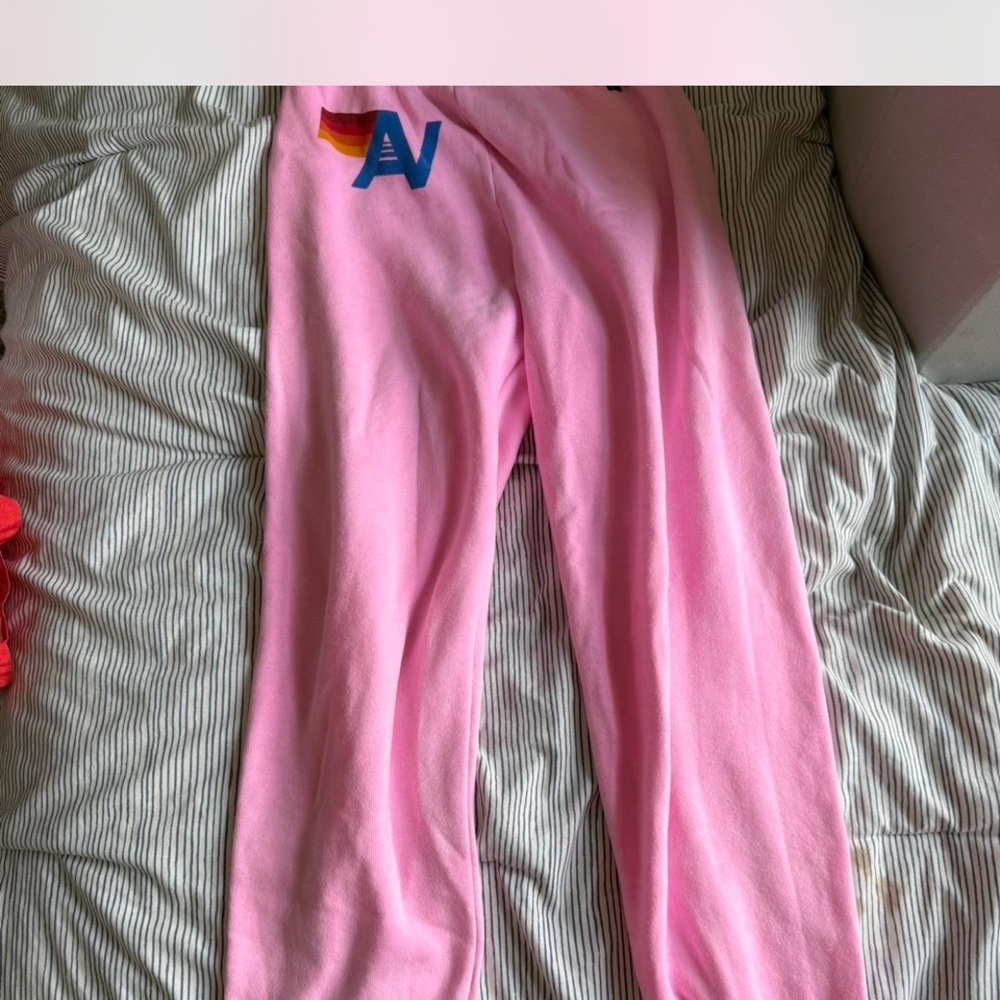 Aviator nation pink sweats